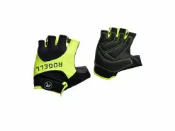 Rogelli Arios – Cykelhandske – Dynaflex – Sort/Gul – Str. S