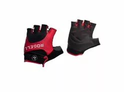 Rogelli Arios – Cykelhandske – Dynaflex – Sort/Rød – Str. 2XL