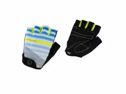 Rogelli Stripe – Cykelhandske – Dynaflex – Grå/Gul – Str. XL