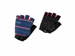 Rogelli Stripe – Cykelhandske – Dame- Gel Pude – Blå/Pink – Str. L