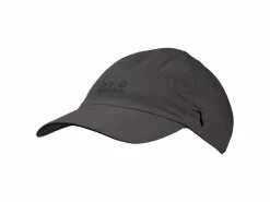 Jack Wolfskin Supplex Canyon Cap – Unisex Str. L – Dark Steel