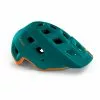 MET Terranova – MTB Cykelhjelm – Mat Alpine Green Orange – Str. 52-56 Cm