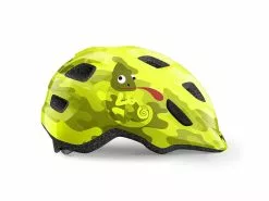 Met Hooray – Børnecykelhjelm – Lime Grøn/Kamæleon – Str. 52-55 Cm