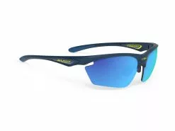 Rudy Project Stratofly – Løbe- Og Cykelbrille – Multilaser Blue Linser – Mat Blå
