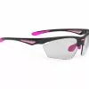Rudy Project Stratofly – Løbe- Og Cykelbrille – Fotokromiske Linser – Sort Gloss