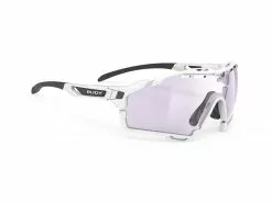 Rudy Project Cutline – Løbe- Og Cykelbrille – Fotokromisk 2 Laserpurple Linser – Hvid