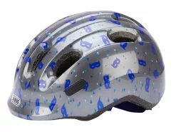 Abus Smiley 2.1 – Børnecykelhjelm – Blå Masker – Str. 50-55cm
