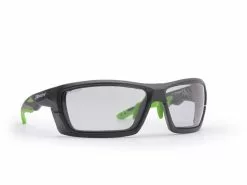 Demon Occhiali Demon Record DCHROM – Løbe- Og Cykelbrille Med Fotokromiske Linser – Sort/grøn