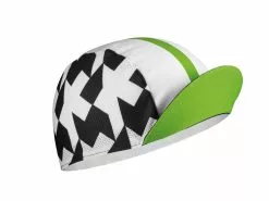Assos Equipe RS Cap – Cykelkasket – Sort/hvid/grøn