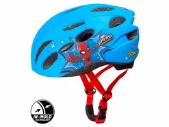 Seven – Spiderman – Cykelhjelm Med In-mold – Blå – Str. 52-56 Cm