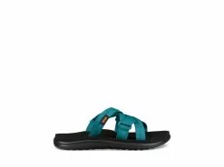 Teva W Voya Slide – Damesandal – Deep Lake Str 36