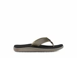 Teva M Voya Flip Leather – Sandal Til Mænd – Dark Olive – Str 42