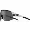 Tifosi Sledge Lite – Cykelbrille – Mat Hvid/Sort – 3 Linser – M-XL -Abus Salgsbutik sledge lite matte white smoke ac red clear 1670101201 side2 default